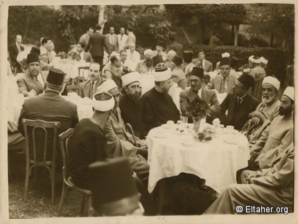 1930s - Haj Amin El-Husseini and Egyptian dignitaries
